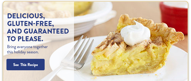 Gluten-Free Apple Custard Pie